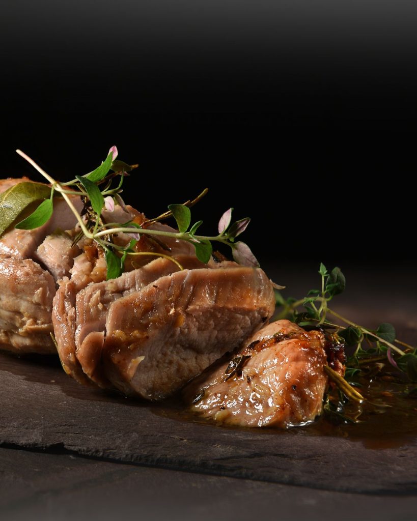 pork loin in sauce
