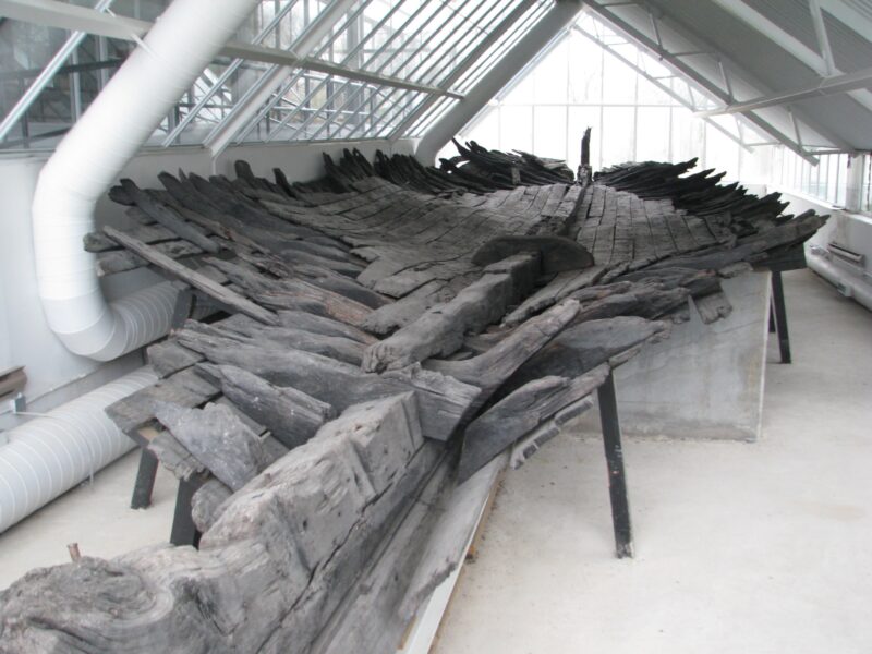 The hull of HMS Nancy