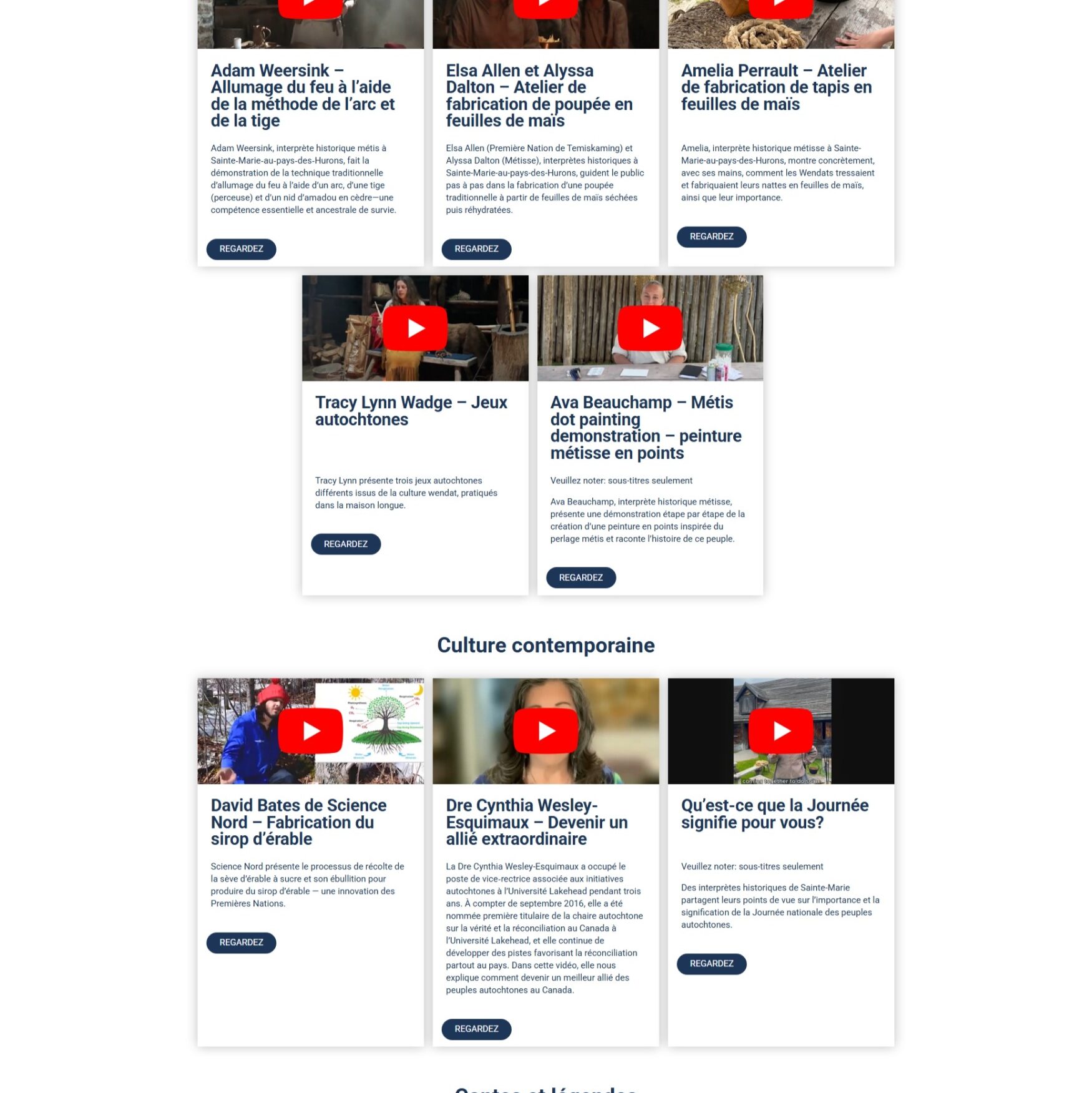 capture d’écran de la programmation virtuelle de la JNPA